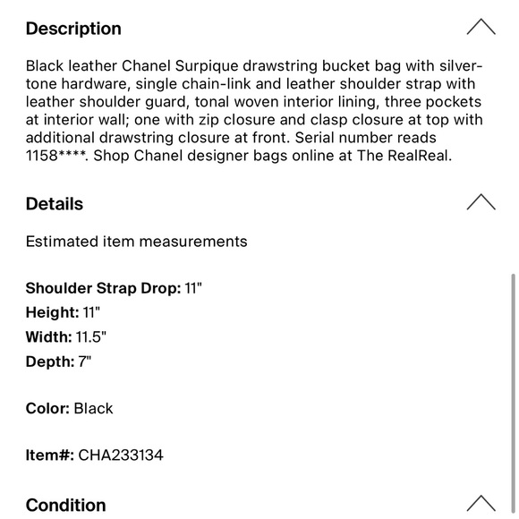 Authentic Chanel Black Leather Women's Bag - Picture 12 of 15